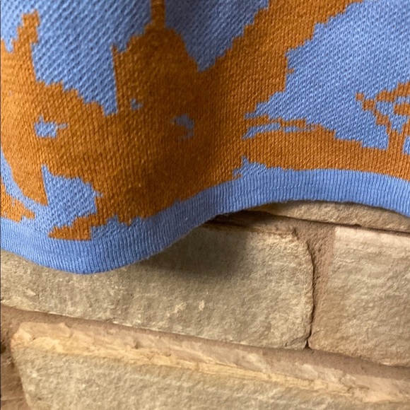 Soft Surroundings Long Sleeve Open Front Cardigan Women's Brown Blue Size M - Picture 8 of 10